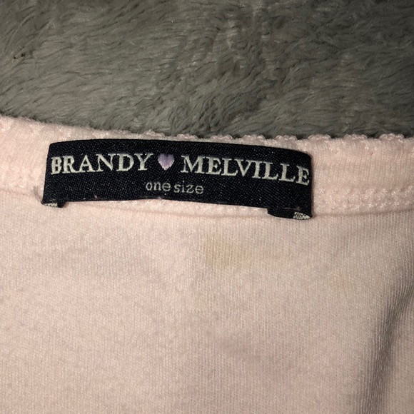 BRANDY MELVILLE pink top. super cute!! - Picture 3 of 3